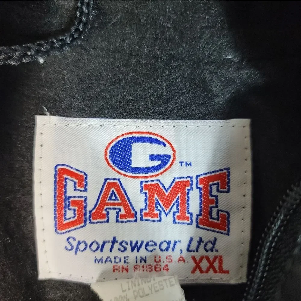 Vintage Dallas Giants Jacket XXL GAME USA Made 90s NFL Pullover Windbreaker